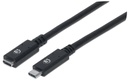 Cable de extensión usb tipo c  manhattan 355230 - usb c
