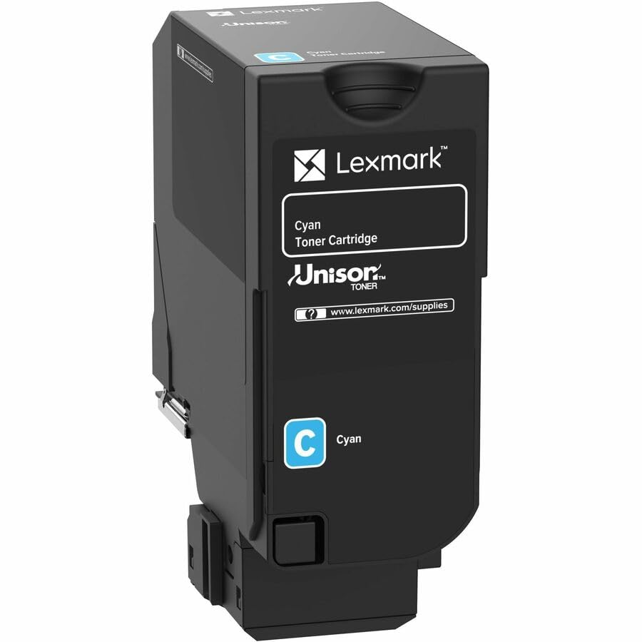 Toner lexmark cyan del programa de devolución para 10 00 páginas para lexmark cs/cx730