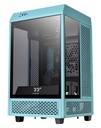 Gabinete thermaltake the tower 100 turquoise mini chassi - mini torre