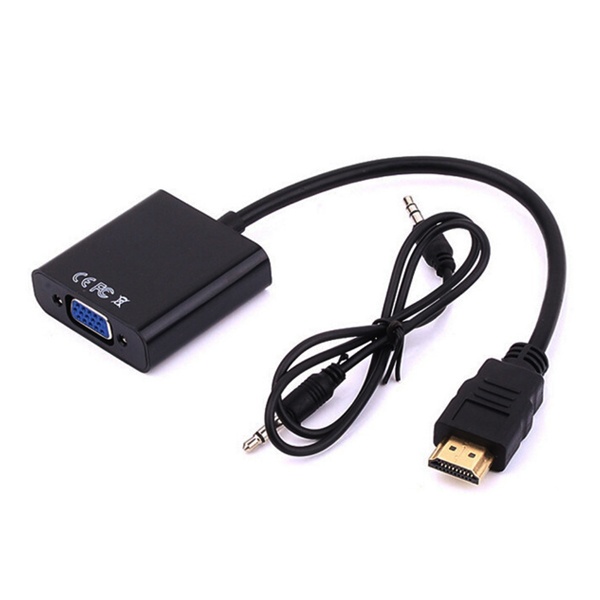 Cable Convertidor X-Case HDMI a VGA con Conexión de Audio 3.5mm (hdmitovga)