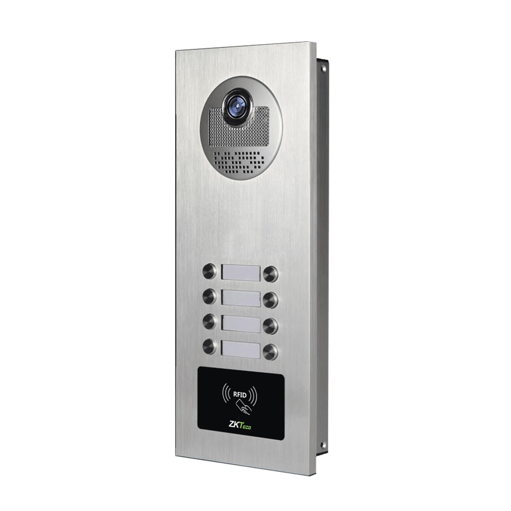 Videoportero Departamental Para 8 Monitores Zkteco VE08A01 Cámara de 700TVL 
