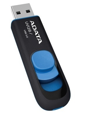 Memoria usb adata uv128 32 gb 3.2 color negro-azul
