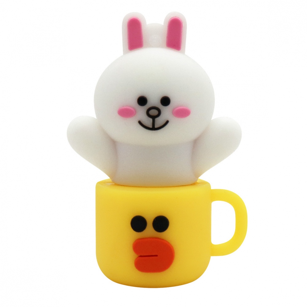 MEMORIA USB 32GB CONEJO EN TAZA