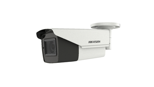 Camara de vigilancia hikvision tipo bala 8mp, 4k, 80m ir, ip67, max res 3840×2160, lente motorizado 2.7mm a 13.5mm, metalica, (d