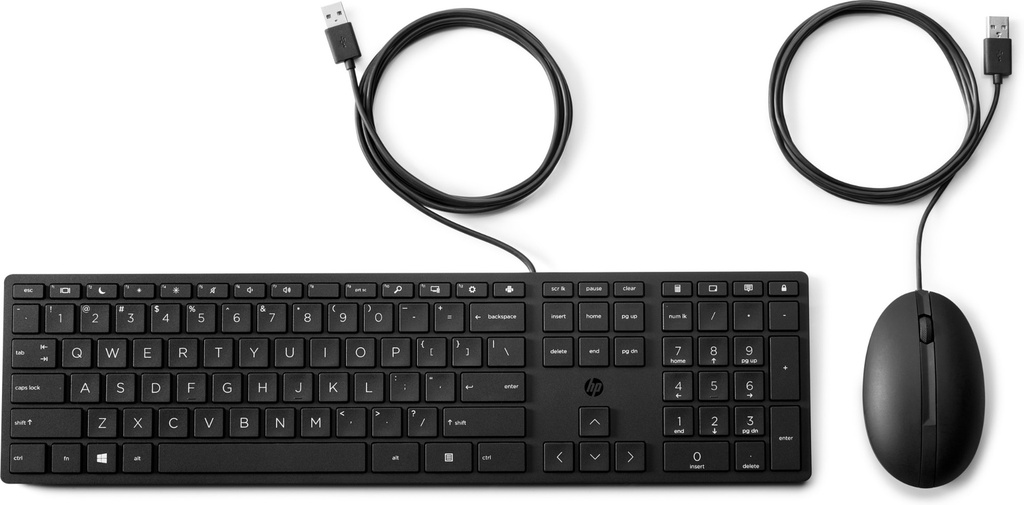 Kit De Teclado Y Mouse 320MK 9SR36AA#ABM HP Alámbrico