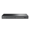 Switch TP-Link Gigabit Ethernet TL-SG3210XHP-M2 8 Puertos PoE+ 100/1000/2500Mbps + 2 Puertos SFP+ 80 Gbit/s 16.000 Entradas