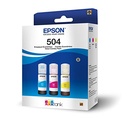 Kit tintas de color epson t504 3 pzas