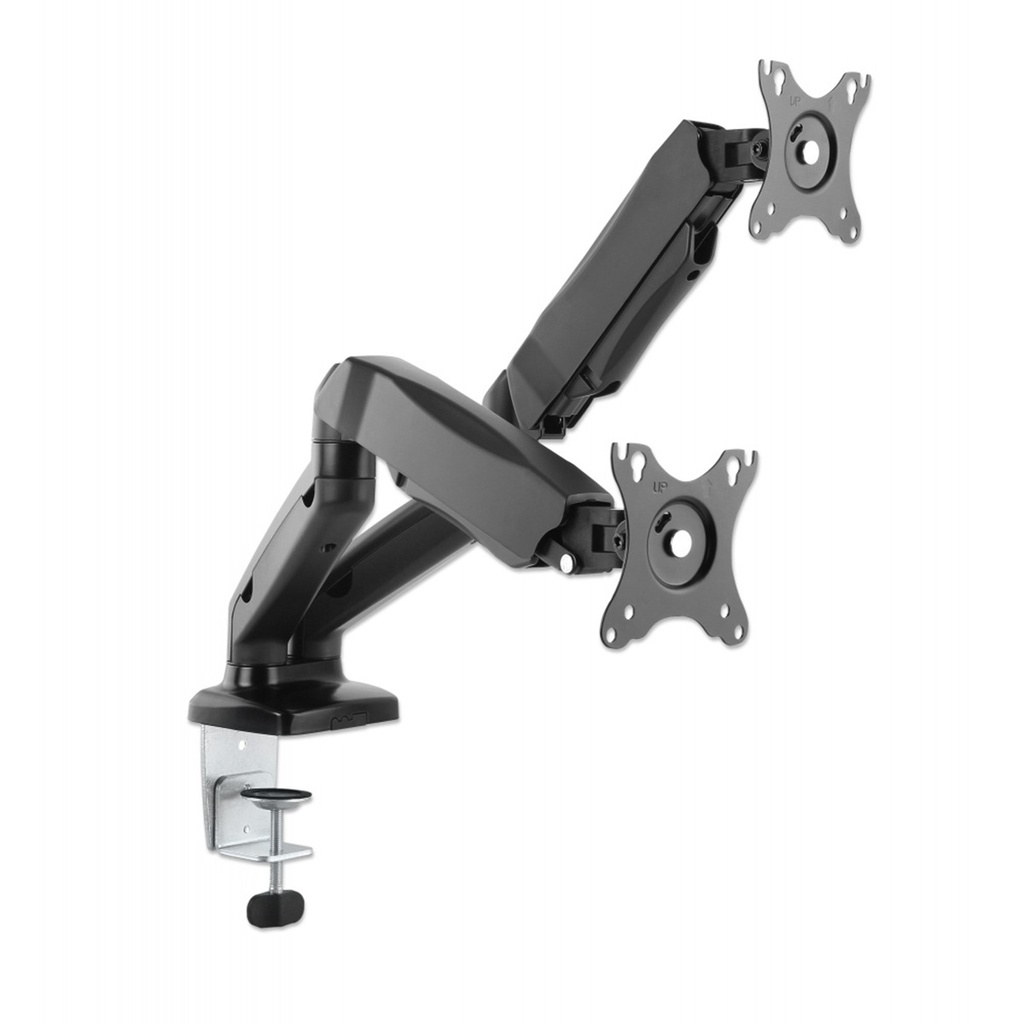 Soporte de Escritorio Manhattan 462501 2 Monitores 17"-32" Hasta 18kg