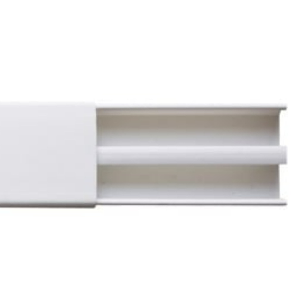 Canaleta De PVC Thorsman PT-48 Dos Vías Auto Extinguible  48x16tramo 2.5m