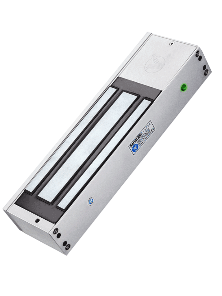 Yli ym750tled - contrachapa magnética con luz  led / interiores / 750  kg / 1500  lb / voltaje dual / puertas madera, vidrio, me