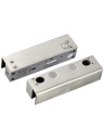 Yli yb500uled - chapa magnética para puerta de vidrio sin marco / 12 vdc / tiempo de vida de 500000 aperturas