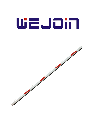 Wejoin wjssbm3 - brazo recto de 3 metros / caucho inferior / sistema de brazo oscilante