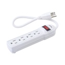 Multicontacto Surtek SYS-136200 de 4 Contactos NEMA 5-15R