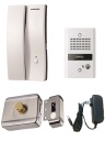 Commax paqdp2sdr2g - audioportero interfon y frente de calle / 150  mts / incluye fuente 12 vdc y contra chapa inteligente