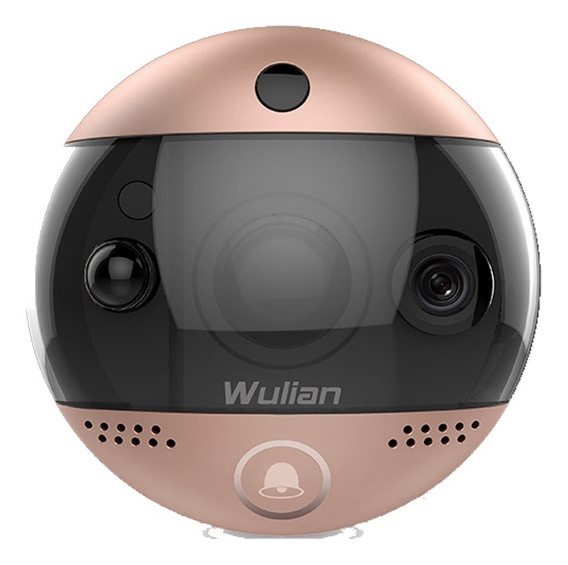 Wulian doorguardian - video portero y mirilla /  zigbee  / notificaciones de llamado a su puerta / vincula con cerradura wulian 