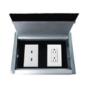 Caja Universal Vacía De 2 Módulos Thorsman CE-UNI-2M Instalación En Escritorio