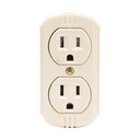 Contacto Dúplex Surtek SYS-136404 127 Vca 15 A Max. Para Sobreponer 