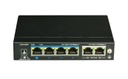 Utepo utp3gsw04tp60 - switch  gigabit  poe / no administrable / 4 puertos  poe  gigabit / 2 puertos  gigabit rj45 / modo cctv / 