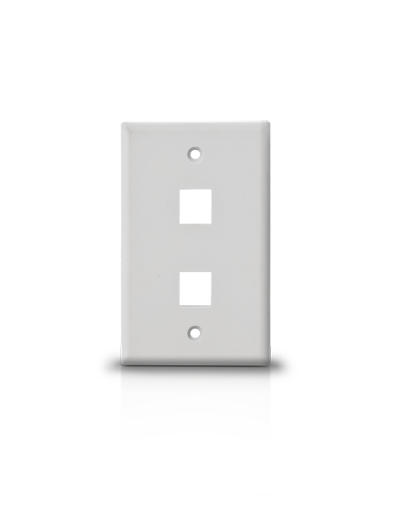 Placa De Pared TVC A1752A Con 2 Puertos Keystone Verticales