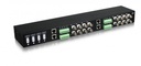 Utepo utp116phd - transceptor pasivo de 16 canales de video  hdcvi / tvi / a hd / cvbs / 350m a  720p / 200m a  1080p / 200m a 4