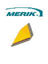 Merik 12300ey - cobra par de biseles laterales amarillos para remate final de picos poncha llantas 12300pyp