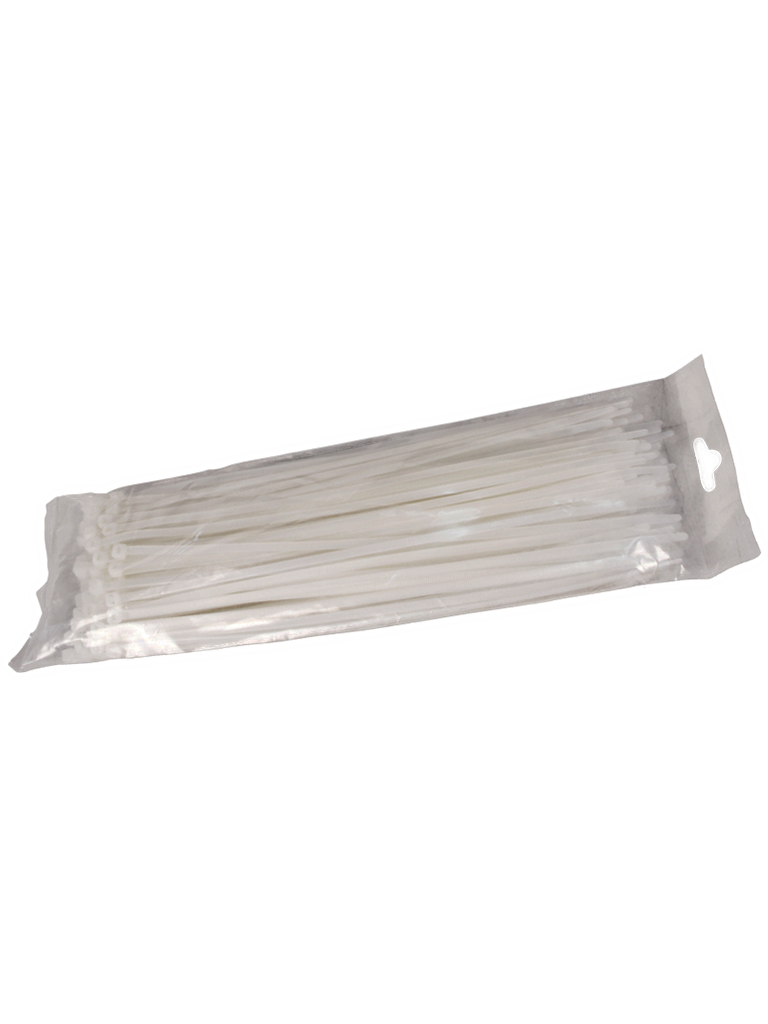 Saxxon cn25x100 - chincho sujetacable / 2.5  mm x 100  mm / blanco / bolsa con 100 piezas / nylon