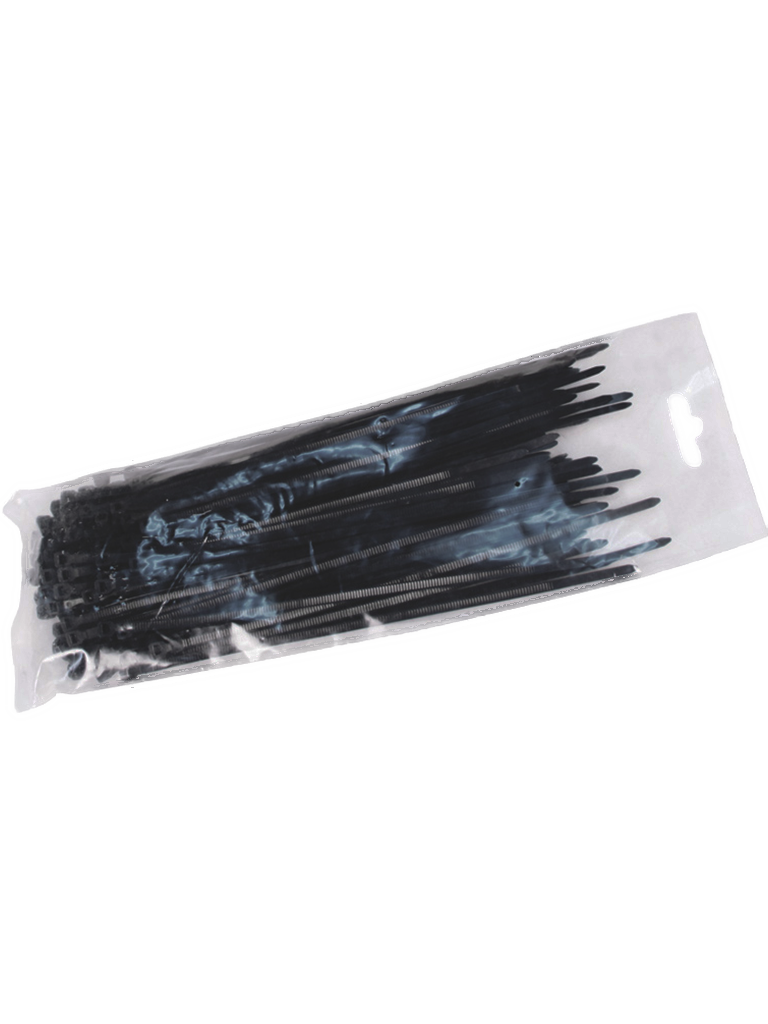 Saxxon cn36x150bk - cincho sujetacable/ 3.6  mm x 150  mm/ negro/ bolsa con 100 piezas / nylon