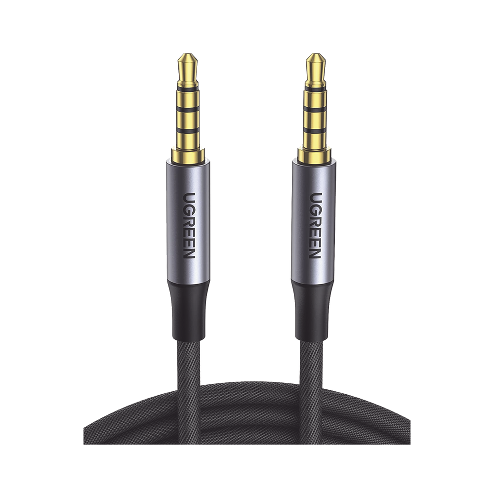 Ugreen Cable Auxiliar 3.5mm Macho - 3.5mm Macho, 2 Metros, Negro