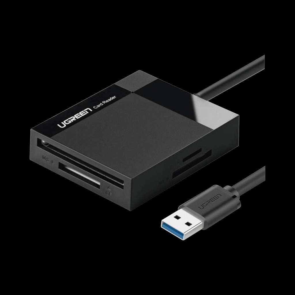 Lector de Tarjetas USB-A 3.0 a CompactFlash (CF)/ MemoryStick (MS)/ TransFlash (TF)/ SecureDigital (SD) | 4 en 1 |