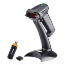 Lector de Código de Barras Steren COM-596 Láser 1D Incluye Adaptador USB RF Inalámbrico