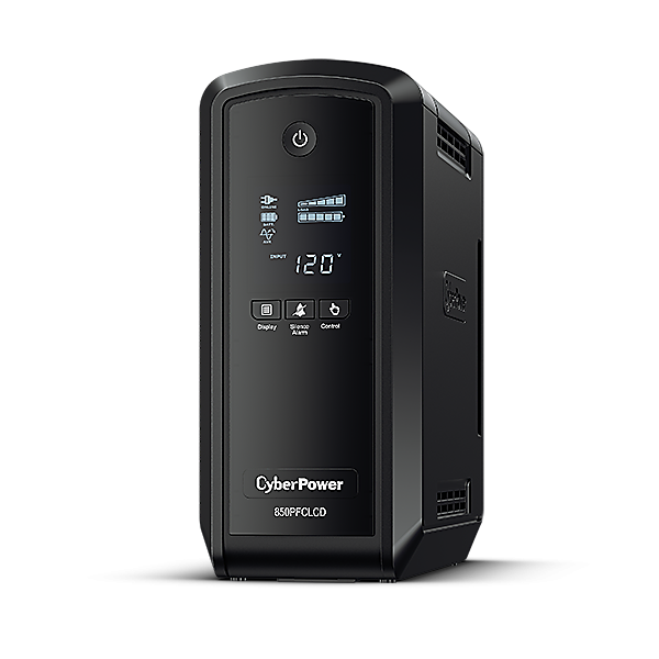 No Break CyberPower CP850PFCLCD 510W 850VA Entrada 90-140V Salida 120V 10 Contactos