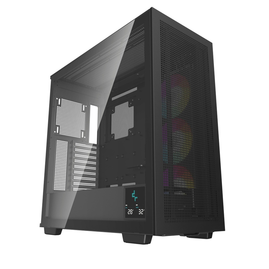 Gabinete DeepCool Con Ventana Morpheus Tower Mini-ITX/Micro-ATX/ATX/EATX USB 3.0 Sin Fuente 1 Ventilador Instalado