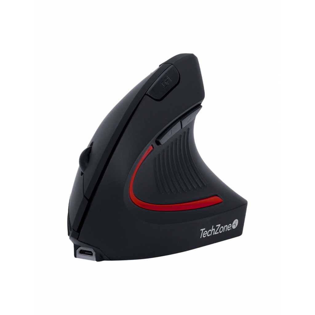 Mouse Ergonómico Vertical Techzone TZMOUINA-06 Inalámbrico USB