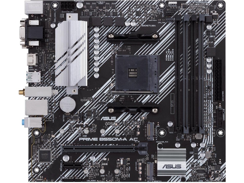 Asus - prime b550m-a ac - motherboard - micro atx - none