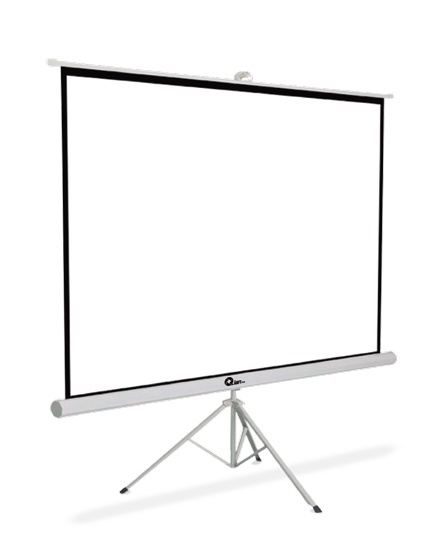 Pantalla proyeccion qian diban qpd-69603 tripie 120" blanca mate