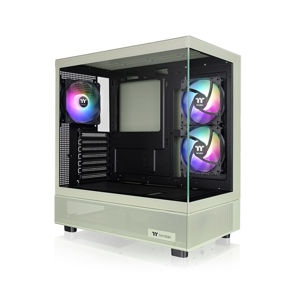 Gabinete Thermaltake View 270 TG ARGB Mid Tower Matcha Edition Ventana Lateral/Frontal Mini ITX Micro ATX ATX E-ATX 1 Ventilador Trasero