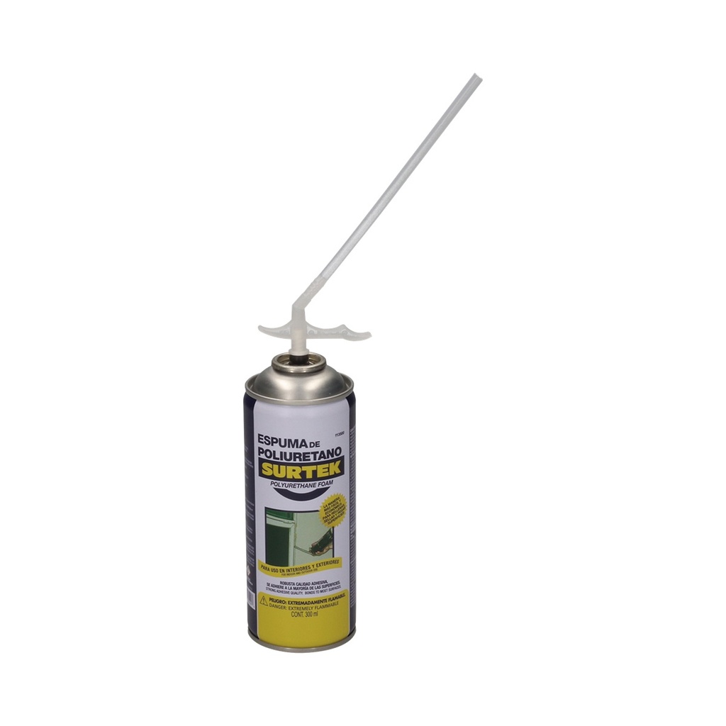 Espuma de Poliuretano Surtek SYS-113-500 Válvula De Una Sola Aplicación 300 ml