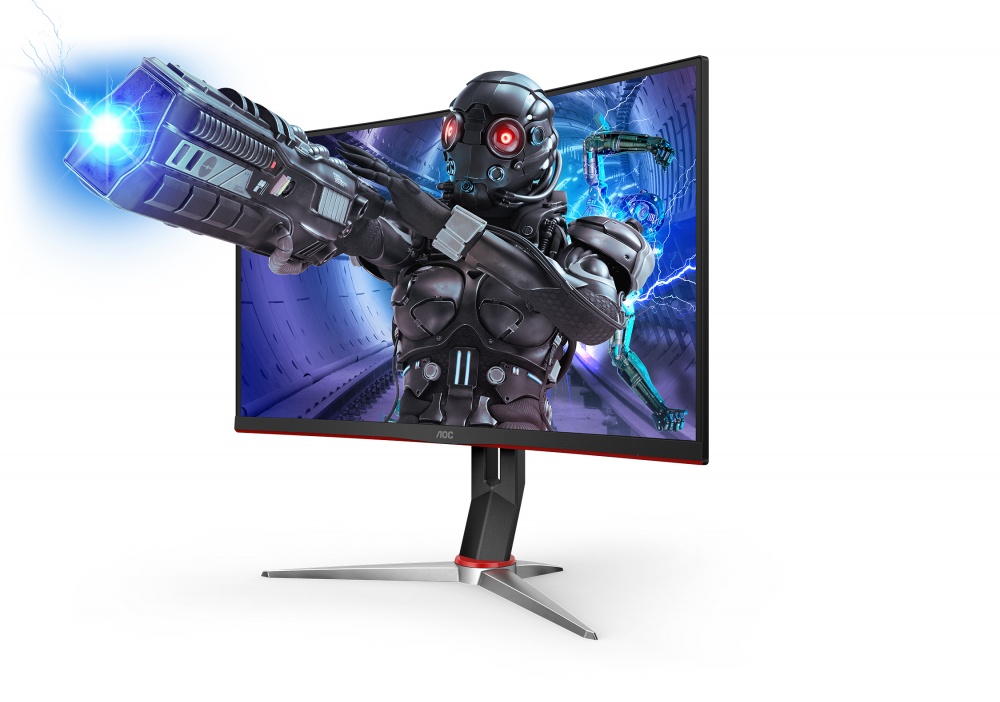 Monitor gamer curvo aoc 27 panel va 165 hz tiempo de respuesta 1 ms