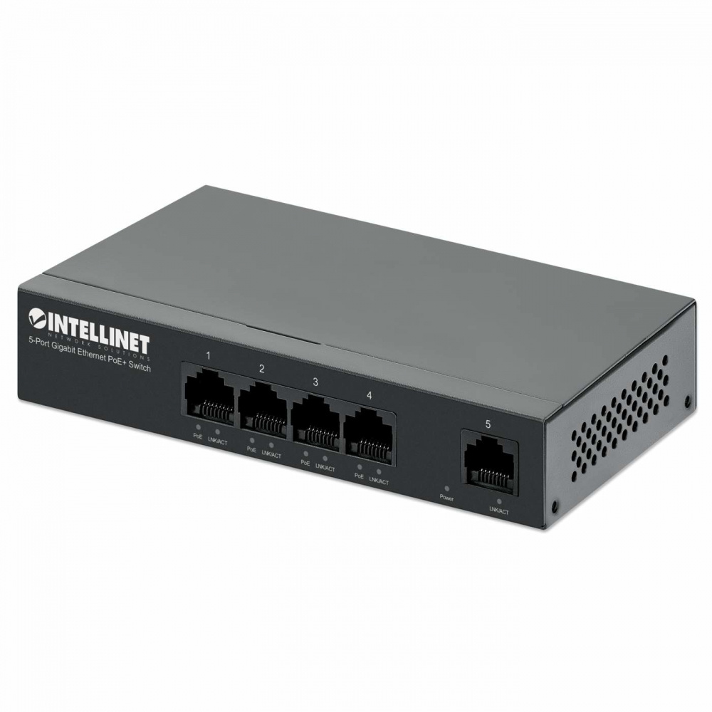 Switch Intellinet Gigabit Ethernet 561792, 5 Puertos 10/100/1000Mbps, 10 Gbit/s, 2000 Entradas - No Administrable