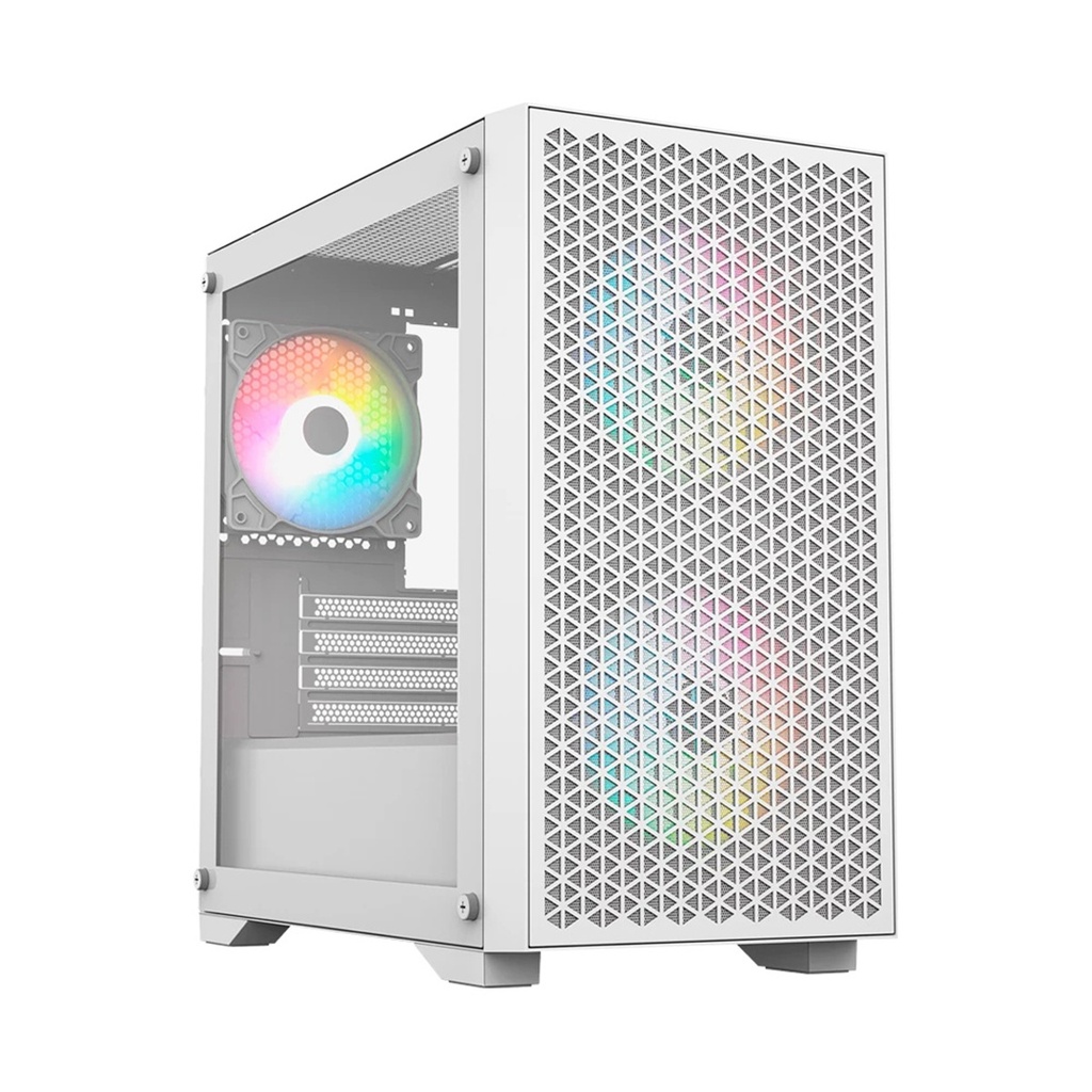 Gabinete Balam Rush Carbono Aircool 4000A Mini-Tower Micro-ATX/Mini-ITX USB 2.0/3.0 Sin Fuente 3 Ventiladores Instalados