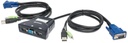 Cable Kvm manhattan 2 puertos - 1920 x 1440 pixeles