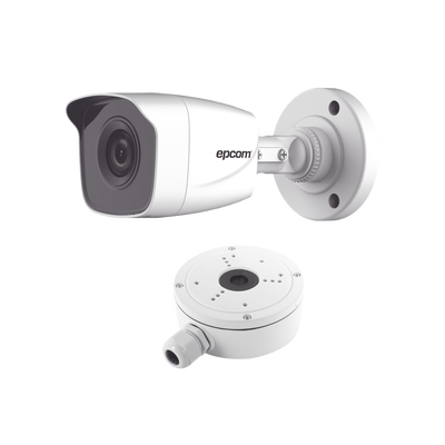 Kit de bala turbohd 2 megapixel (1080p) + caja de conexión / exterior ip66 / tvi-ahd-cvi-cvbs