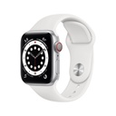 Apple watch s6 silver cel m02n3lz/a pantalla: 40mm resolución de pantalla: 324 x 394 pixeles -
