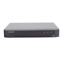 DVR Hikvision IDS-7204HUHI-M1/A/XT de 4 canales TURBOHD + 4 Canales IP de hasta 8 MP (4K) Audio de dos vías por Coaxitron 2 Bahía de Disco Duro(No Incluido) H.265+ 