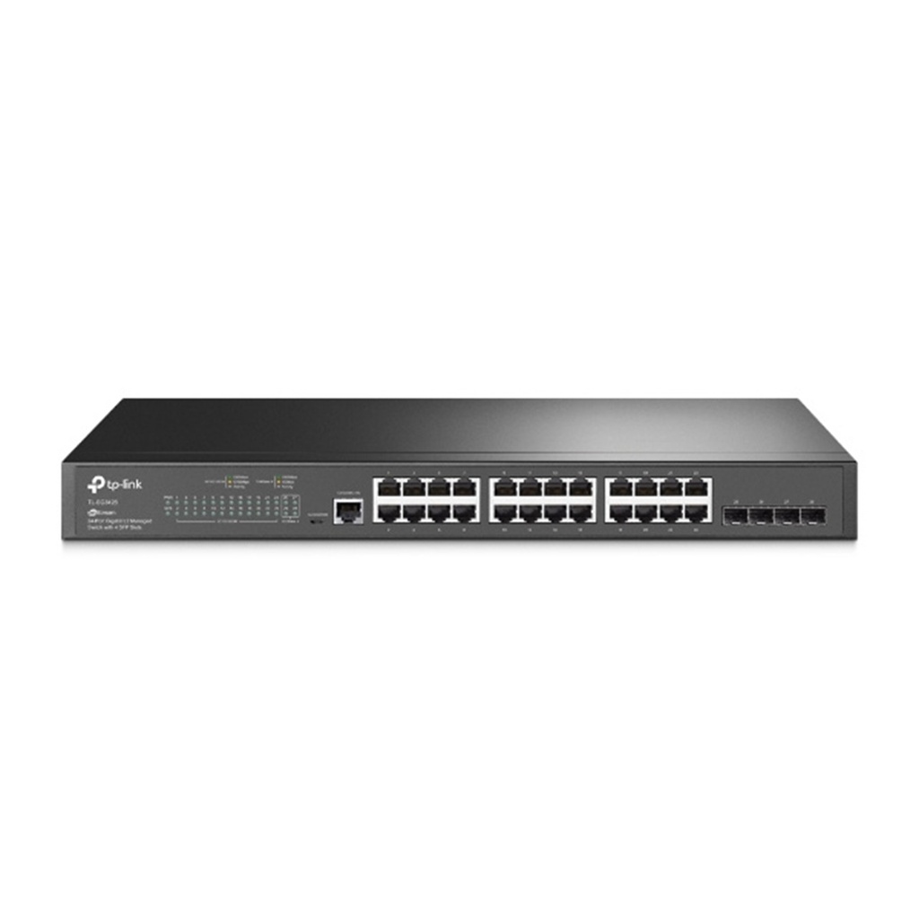 Switch TP-Link Gigabit Ethernet TL-SG3428 24 Puertos 10/100/1000Mbps + 4 Puertos SFP 56 Gbit/s 8.000 Entradas Gestionado