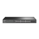 Switch TP-Link Gigabit Ethernet TL-SG3428 24 Puertos 10/100/1000Mbps + 4 Puertos SFP 56 Gbit/s 8.000 Entradas Gestionado