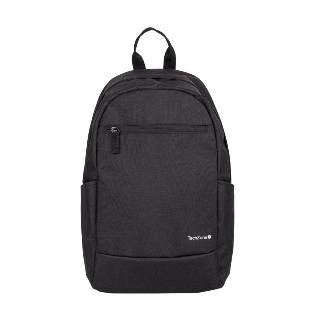 Mochila Para Laptop 15.6" Techzone TZLBP15 Basic Black De Poliéster 