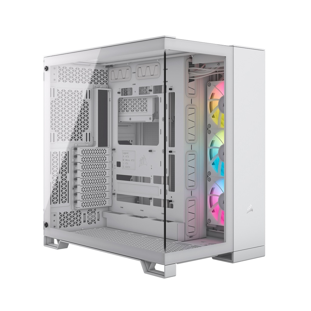 Gabinete Corsair iCUE LINK 6500X RGB Midi-Tower ATX/EATX/Micro-ATX/Mini-ITX USB 3.0 sin Fuente 3 Ventiladores Instalados