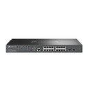 Switch TP-Link Gigabit Ethernet Omada L2+ 16 Puertos 10/100/1000Mbps + 2 Puertos SFP 120 Gbit/s 16.000 Entradas Administrable 