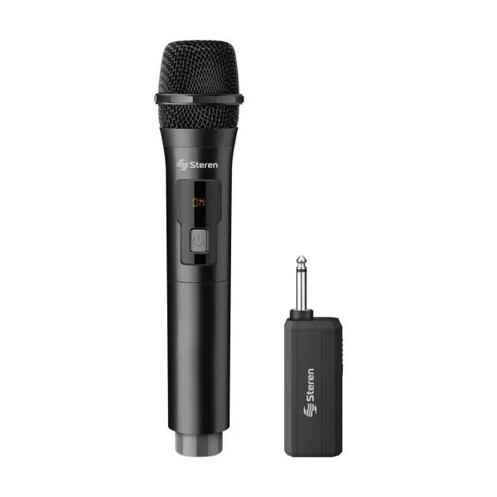 Micrófono Inalámbrico Y Receptor Steren MIC-285R Batería Recargable